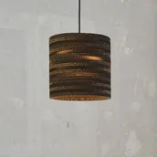 Lampy sufitowe - OSRAM Lampa wisząca CYLINDER, możliwość ściemniania, brązowy / rdzawy, papier / lunolit / lunopal - miniaturka - grafika 1