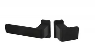 Gałko-klamka Wala na krótkim szyldzie H6S36L/G5S50/SK3S34G6 (rękojeść 36 mm, szyld 34 mm) czarna anoda, lewa - Klamki - miniaturka - grafika 1