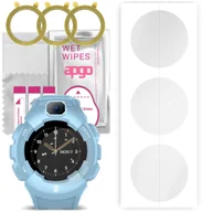 Akcesoria do smartwatchy - 3x Folia hydrożelowa do Forever Kids Care Me KW-400 - apgo Smartwatch Hydrogel Protection Ochrona na ekran smartwatcha - miniaturka - grafika 1
