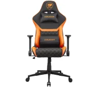 Fotele gamingowe - Cougar Armor One V2 F Gamingowy 120kg Tkanina Czarno-pomarańczowy - miniaturka - grafika 1