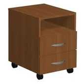 Meble do szkół i przedszkoli - Kontener do biurka typ C z 2 szufladami 560x400x500 mm - miniaturka - grafika 1