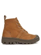 Botki męskie - Palladium Trapery Pallabrousse Hi Wp 77983-257-M Brązowy - miniaturka - grafika 1