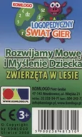 Gry karciane - Komlogo Komlogo, karty logopedyczne, Rozwijamy mowę i myślenie dziecka, Zwierzęta w lesie - miniaturka - grafika 1