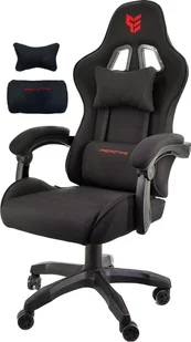 Fotel obrotowy gamingowy HERO ENZO BLACK FABRIC - Fotele gamingowe - miniaturka - grafika 1