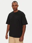 Koszulki męskie - Champion T-Shirt 220714 Czarny Standard Fit - miniaturka - grafika 1