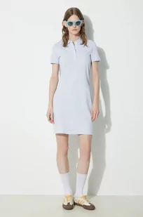 Lacoste sukienka kolor niebieski mini prosta - Sukienki - miniaturka - grafika 1