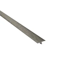 Listwy przypodłogowe - Arbiton Profil podłogowy PRO-T dylatacyjny tytan szczotka 0,93 m - miniaturka - grafika 1