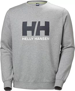 Bluzy damskie - Helly Hansen Helly-Hansen damska bluza z logo HH Crew na co dzień sportowa, szary melange, 2 x duża 34000 - grafika 1