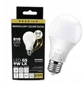 Żarówki LED - Żarówka LED z czujnikiem ruchu i zmierzchu mikrofalowym bańka E27 9W b.neutralna 4000K 810lm mleczna 220* A60 SAMSUNG KOBI - miniaturka - grafika 1