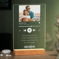 Ramki na zdjęcia - Lampka ramka XL z wydrukiem na szkle akrylowym i podświetleniem LED - miniaturka - grafika 1