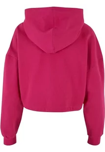 Urban Classics Damska bluza z kapturem damska Cropped Oversized Hoodie hibiskuspink XS, Hibiskuspink, XS - Bluzy damskie - miniaturka - grafika 1
