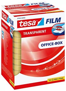 TESA tesafilm Office Box 12 Rollen 66m 12mm transparent 57403-00002-01 - Taśmy klejące - miniaturka - grafika 1