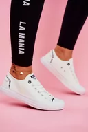 Trampki damskie - Damskie Trampki Big Star Białe DD274206-39 - miniaturka - grafika 1