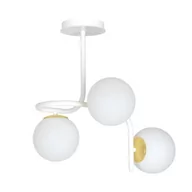 Lampy sufitowe - Emibig Ragnar lampa wisząca 3-punktowa biała/złota 1033/3 1033/3 - miniaturka - grafika 1