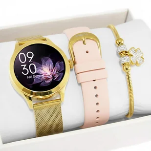 Gravity GT25-1 ELISSA PRO Złoty, różowy - Smartwatch Gravity GT25-1 ELISSA PRO Złoty, różowy - Smartwatch - miniaturka - grafika 2