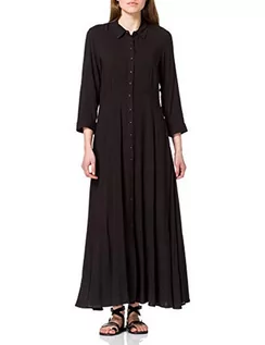 Koszulki i topy damskie - YAS Damska koszulka Yassavanna Long Shirt Dress - Noos S, Black 2, M - grafika 1