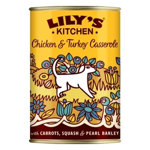 LILY'S KITCHEN Karma mokra dla psów Adult Kurczak i indyk 6x400 g - Mokra karma dla psów - miniaturka - grafika 1