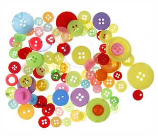 Guziki kreatywne dekoracyjne 40g 75 szt Shan - Dekoratorstwo - miniaturka - grafika 1