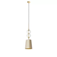 Lampy sufitowe - Kaspa Nowoczesna lampa wisząca COCO 11103107 żyrandol szampański - miniaturka - grafika 1