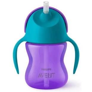 Philips Avent Avent Kubek z giętką słomką 200ml 9m+ - Kubki dla dzieci - miniaturka - grafika 1