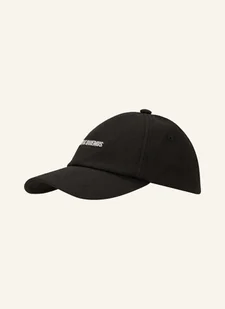 Jacquemus Czapka Z Daszkiem La Casquette Gadjo schwarz - Czapki damskie - miniaturka - grafika 1