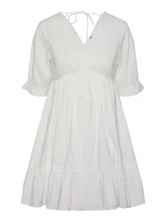 Sukienki - Pieces Sukienka w kolorze białym - grafika 1