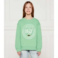 Bluzy dla dziewczynek - Lacoste Bluza Relaxed fit - miniaturka - grafika 1
