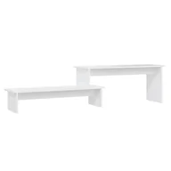 Szafki RTV - vidaXL Szafka pod TV, biała, 180x30x43 cm, płyta wiórowa - miniaturka - grafika 1