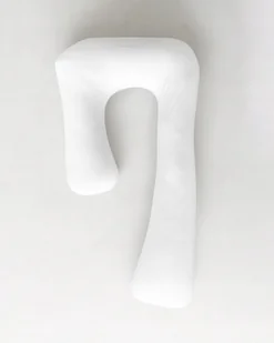 PIAPIMO-PODUSZKA CIĄŻOWA DO SPANIA TYPU 7 JERSEY OFF WHITE - Poduszki do karmienia - miniaturka - grafika 1