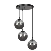 Lampy sufitowe - Emibig Cosmo Premium lampa wisząca 3-punktowa grafitowa 712/3PREM 712/3PREM - miniaturka - grafika 1