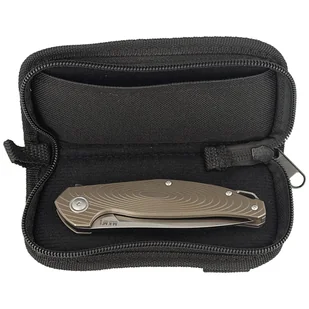 Nóż składany MKM Goccia Bronze Stonewashed Titanium, Satin M390 by Jens Ansø (MKGC-TBR) - Noże - miniaturka - grafika 9