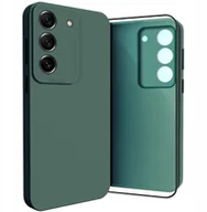 Etui i futerały do telefonów - Etui do Samsung Galaxy S21 FE Osłona Kamery, Zielone, Plecki Szkło 9H - miniaturka - grafika 1