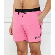 Kąpielówki męskie - BOSS BLACK Szorty kąpielowe Starfish Regular Fit - miniaturka - grafika 1