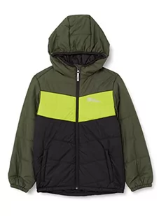 Jack Wolfskin Kurtka dziecięca uniseks Three Hills Jacket, Phantom, 152 - Kurtki i płaszcze dla chłopców - miniaturka - grafika 1