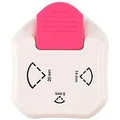 Etykiety do drukarek - Vaessen Creative Etykiety 3 w 1, dziurkacz narożny, 8, 14, 20 mm - miniaturka - grafika 1