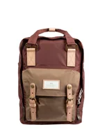 Torby na laptopy - Plecak na laptopa 14" Doughnut Macaroon Jungle - maroon / khaki - miniaturka - grafika 1