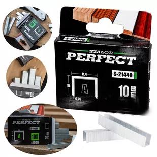 Zszywki typu "A" 10 mm do tackera Stalco Perfect - S-21440 - Budowa OUTLET - miniaturka - grafika 1