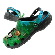 Klapki i japonki męskie - Klapki sandały chodaki męskie Crocs Class Minecraft LED - miniaturka - grafika 1