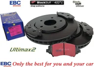 Tarcze hamulcowe - Przednie klocki Ultimax2 + tarcze hamulcowe 302mm EBC seria Premium Fiat Freemont -2012 - miniaturka - grafika 1