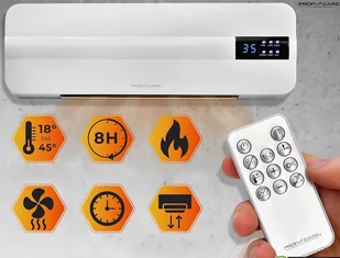 Termowentylator naścienny ProfiCare PC-HL 3116 - Ogrzewanie przenośne - miniaturka - grafika 14