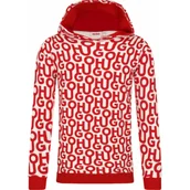 Bluzy dla dziewczynek - HUGO KIDS Bluza | Regular Fit - miniaturka - grafika 1