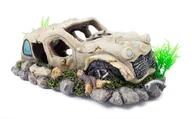 Dekoracje do akwarium - Ozdoba akwariowa Happet R037 auto wrak 21 cm - miniaturka - grafika 1