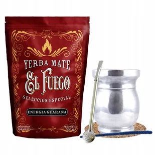 Zestaw Yerba Mate El Fuego Energia 500g Palo Santo - Yerba Mate Zestaw Yerba Mate El Fuego Energia 500g Palo Santo - Yerba Mate - miniaturka - grafika 1