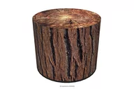 Pufy i podnóżki - Pufa okrągła drewno akacji wodoodporna RASIL - miniaturka - grafika 1