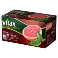 Herbata - Vitax Inspirations Herbata Pu-erh i grejpfrut 30 x 1,3 g - miniaturka - grafika 1