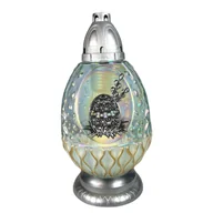 Znicz szklany wielkanocny pisanka 35 cm 66 h mix