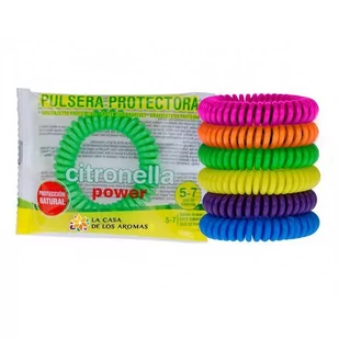 La Casa de los Aromas LA CASA DE LOS AROMAS Spiralna bransoletka o zapachu odstraszającym komary, CITRONELLA, 1 szt 8428390046408 - Zwalczanie i odstraszanie szkodników - miniaturka - grafika 1
