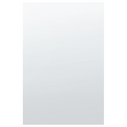 Lustra - Lustro ścienne 40 x 60 cm srebrne ANGERS - miniaturka - grafika 1