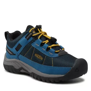 Buty dla chłopców - Trekkingi Keen - Targhee Sport 1024737 Mykonos Blue/Keen Yellow - grafika 1