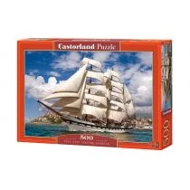 Puzzle Tall Ship Leaving Harbour 500 - Puzzle - miniaturka - grafika 2